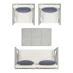 Safavieh Nunzio 11-pc. Conversation Set Cushioned