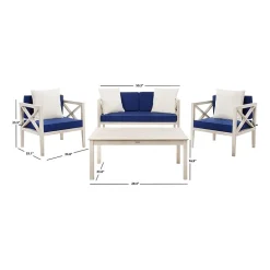 Safavieh Nunzio 11-pc. Conversation Set Cushioned