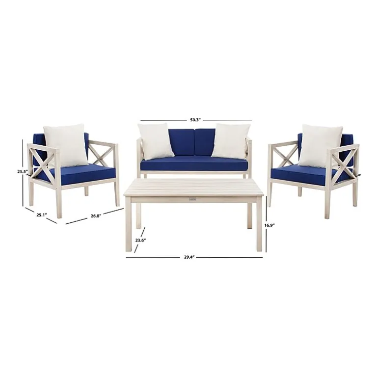 Safavieh Nunzio 11-pc. Conversation Set Cushioned