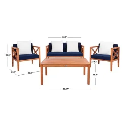 Safavieh Nunzio 11-pc. Conversation Set Cushioned