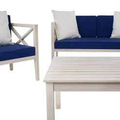 Safavieh Nunzio 11-pc. Conversation Set Cushioned