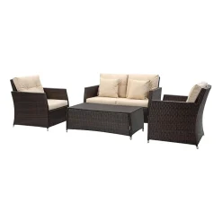 Safavieh Parry 4-pc. Conversation Set Cushioned