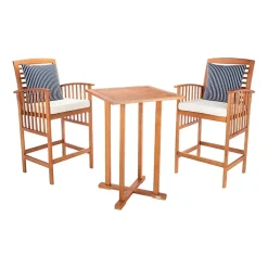 Safavieh Pate Patio Collection 3-pc. Bistro Set Folding