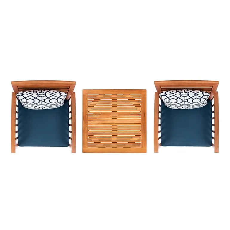 Safavieh Pate Patio Collection 3-pc. Bistro Set Folding