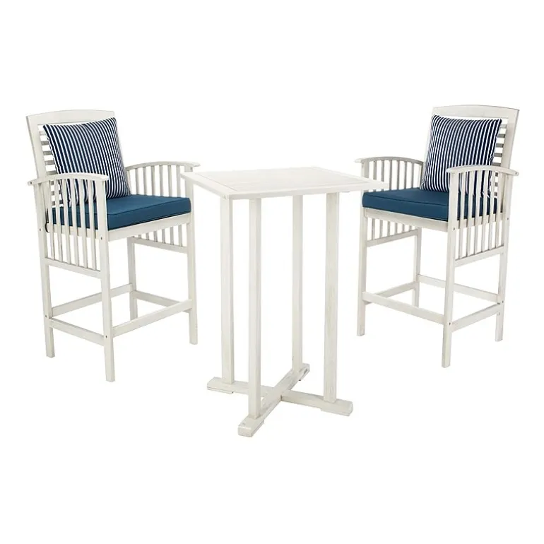 Safavieh Pate Patio Collection 3-pc. Bistro Set Folding