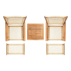 Safavieh 5-pc. Conversation Set Weather Resistant