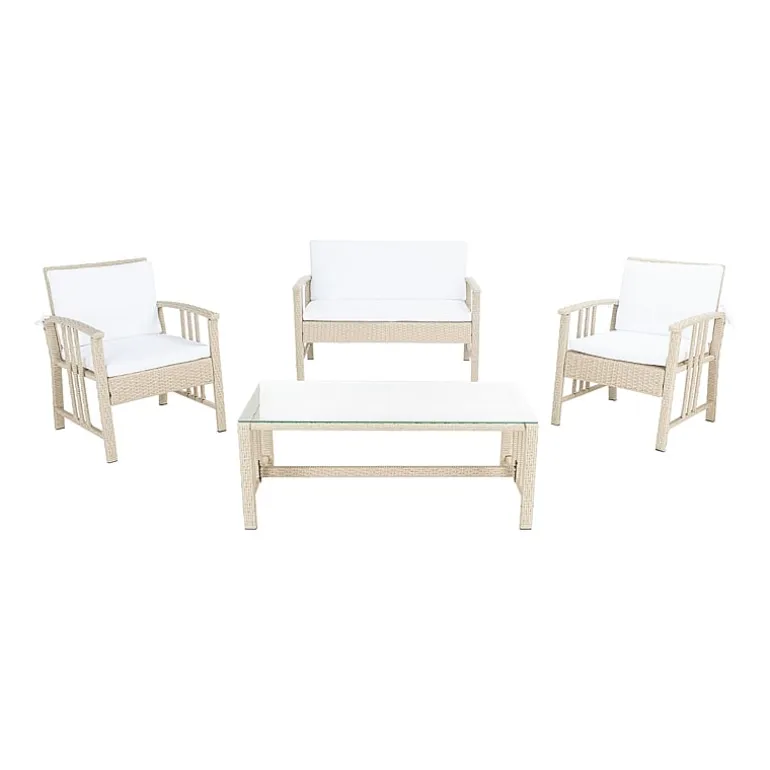 Safavieh 4-pc. Conversation Set Weather Resistant