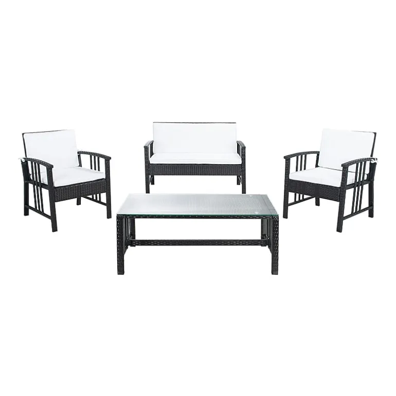 Safavieh 4-pc. Conversation Set Weather Resistant