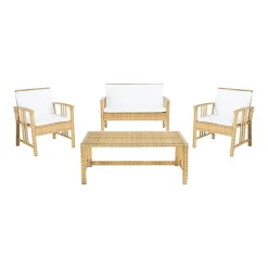 Safavieh 4-pc. Conversation Set Weather Resistant