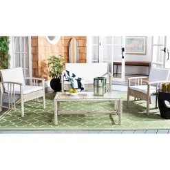 Safavieh 4-pc. Conversation Set Weather Resistant