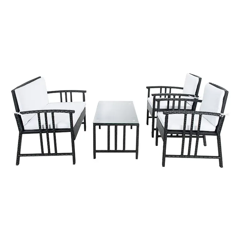 Safavieh 4-pc. Conversation Set Weather Resistant