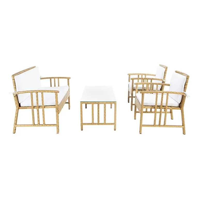 Safavieh 4-pc. Conversation Set Weather Resistant