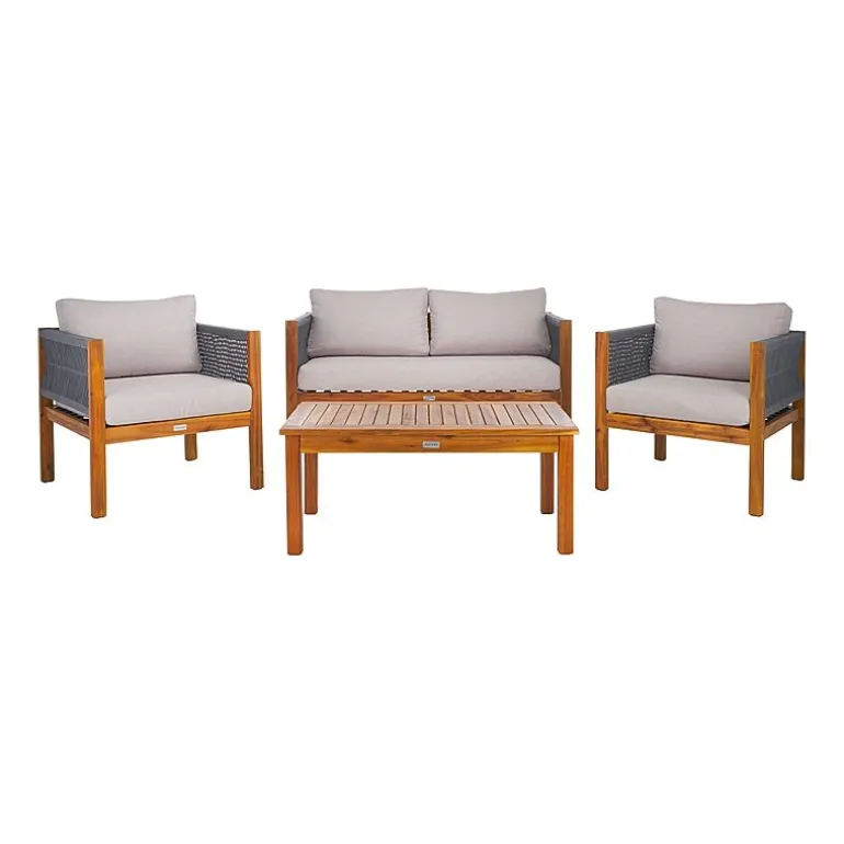 Safavieh Wilson 4-pc. Conversation Set Cushioned