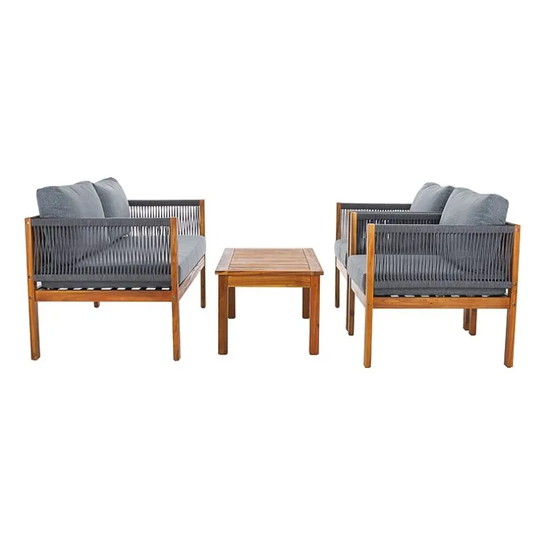 Safavieh Wilson 4-pc. Conversation Set Cushioned