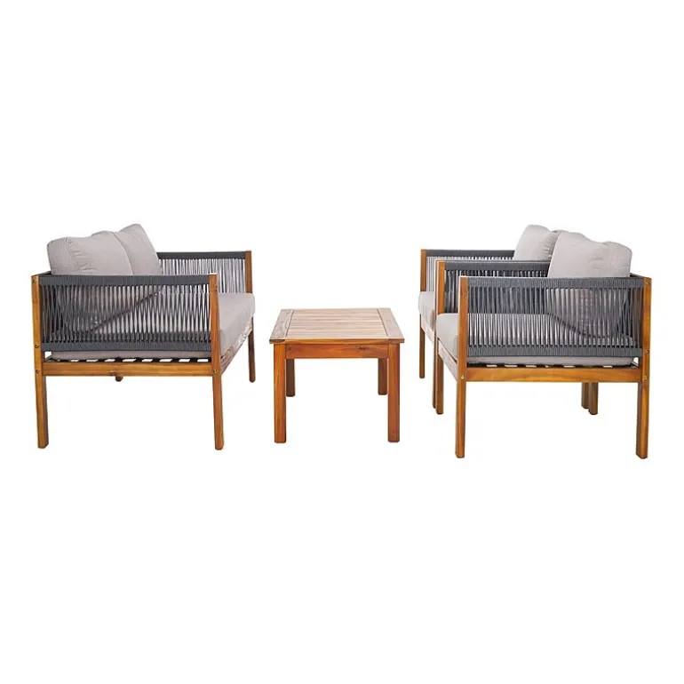 Safavieh Wilson 4-pc. Conversation Set Cushioned