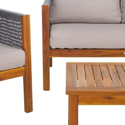 Safavieh Wilson 4-pc. Conversation Set Cushioned