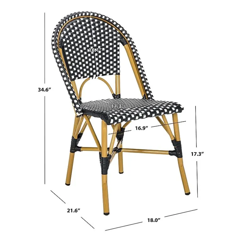Salcha Rattan 2 Pc Patio Chairs