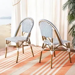 Salcha Rattan 2 Pc Patio Chairs