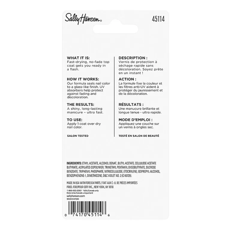 Sally Hansen Dries Instantly Top Coat Top Coat