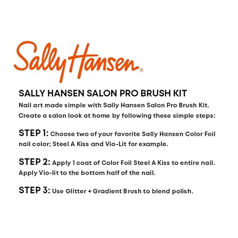 Sally Hansen Salon Pro Brush Kit Manicure Kit