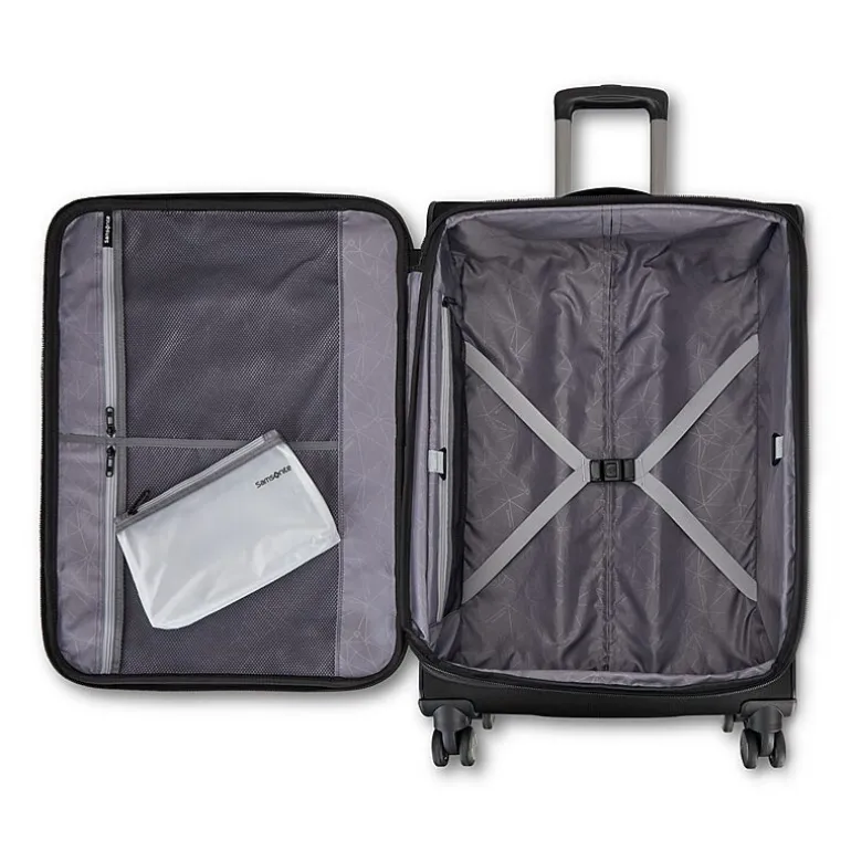 Samsonite Ascella 4.0 25 Inch Softside Expandable Checked Spinner Luggage