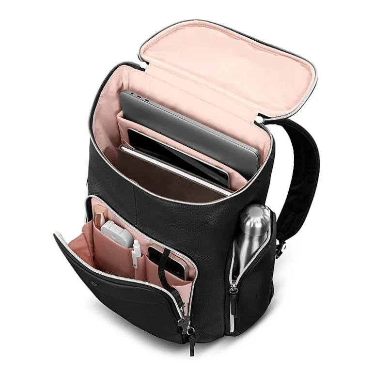 Samsonite Mobile Solution 2 Leather Deluxe Unisex Adult Padded Straps Backpack