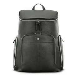 Samsonite Mobile Solution 2 Leather Deluxe Unisex Adult Padded Straps Backpack