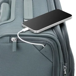 Samsonite Silhouette 18 20 Inch Softside Expandable Carry-On Spinner Luggage