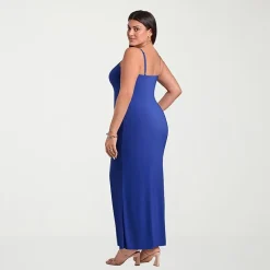 S3 Apparel Shapewear Womens Square Neck Sleeveless Bodycon Dress