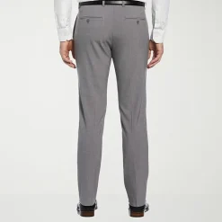 Savane Comfort Waist Mens Slim Fit Dress Flat Front Pant