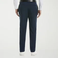 Savane Techworks Performance Mens Straight Fit Dress Flat Front Pant