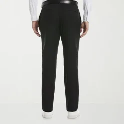 Savane Techworks Performance Mens Straight Fit Dress Flat Front Pant