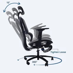 Sealy® Hxley Ergonomic Design Adjustable Height Office Chair