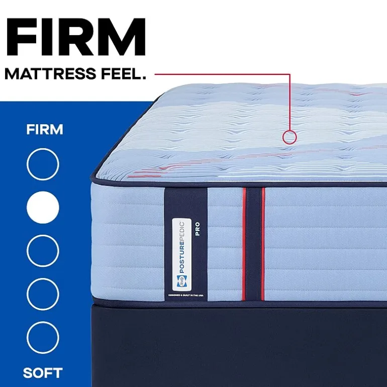 Sealy Posturepedic Fairholt 14" Firm Tight Top - Mattress + Box Spring