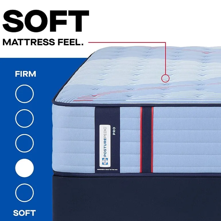 Sealy Posturepedic Fairholt 14" Plush Tight Top - Mattress + Box Spring