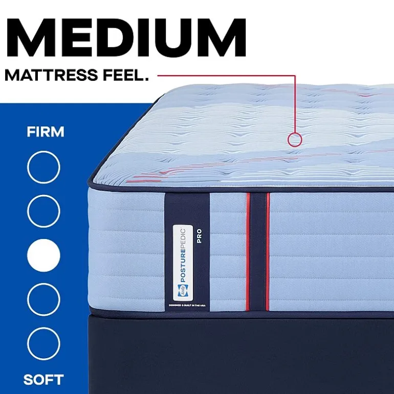Sealy Posturepedic Fairholt 14" Medium Tight Top - Mattress + Box Spring