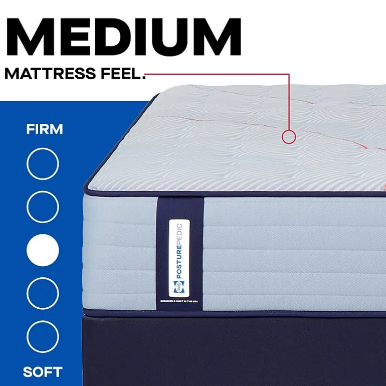 Sealy Posturepedic Greer 13" Medium Tight Top - Mattress + Box Spring