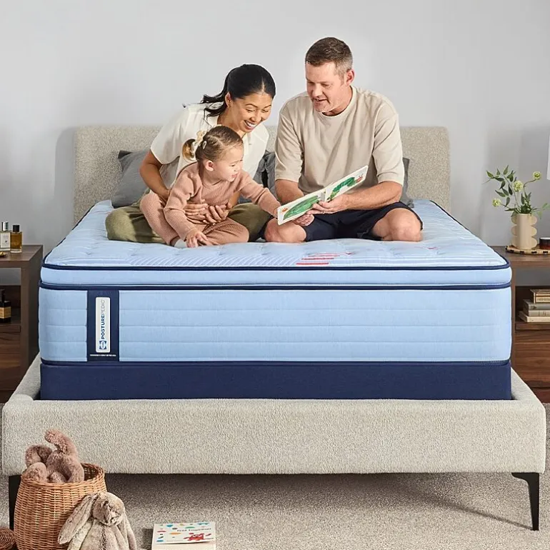 Sealy Posturepedic Greer 14" Plush Pillow Top - Mattress + Box Spring