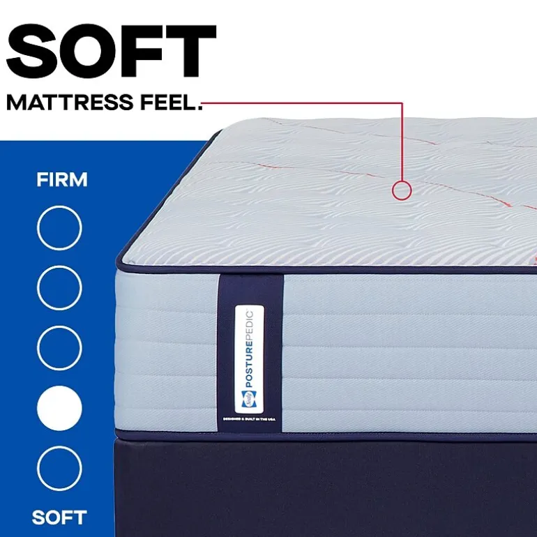 Sealy Posturepedic Greer 13" Plush Tight Top - Mattress + Box Spring