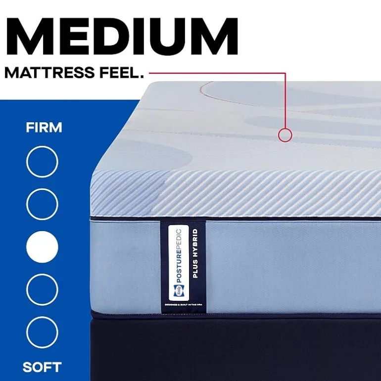 Sealy Posturepedic Indy 13" Hybrid Medium Tight Top - Mattress + Box Spring