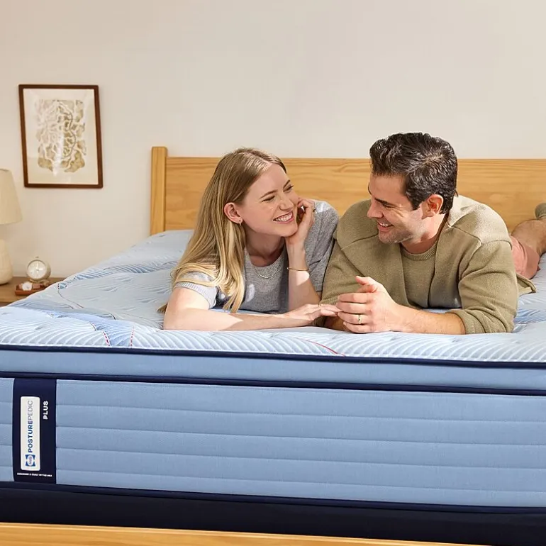 Sealy Posturepedic Indy 15" Plush Pillow Top - Mattress + Box Spring