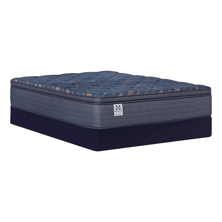 Sealy Special Edition Warner 12" Plush Pillow Top - Mattress + Box Spring