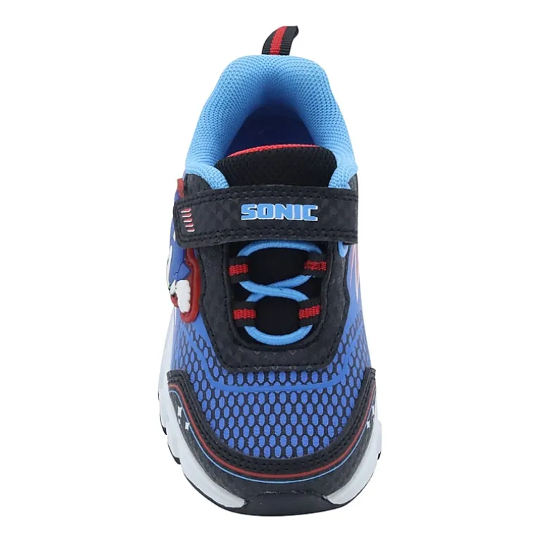 Sega Sonic Boys Sonic the Hedgehog Round Closed Toe Slip-On Shoe