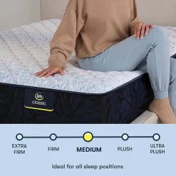 Serta Classic Pixie 11.5" Medium Tight Top - Mattress + Box Spring