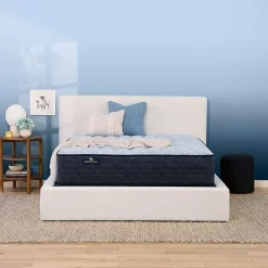 Serta Perfect Sleeper Blue Lagoon Nights 13.5" Medium Tight Top - Mattress + Box Spring