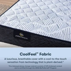 Serta Perfect Sleeper Blue Lagoon Nights 12" Firm Tight Top - Mattress + Box Spring