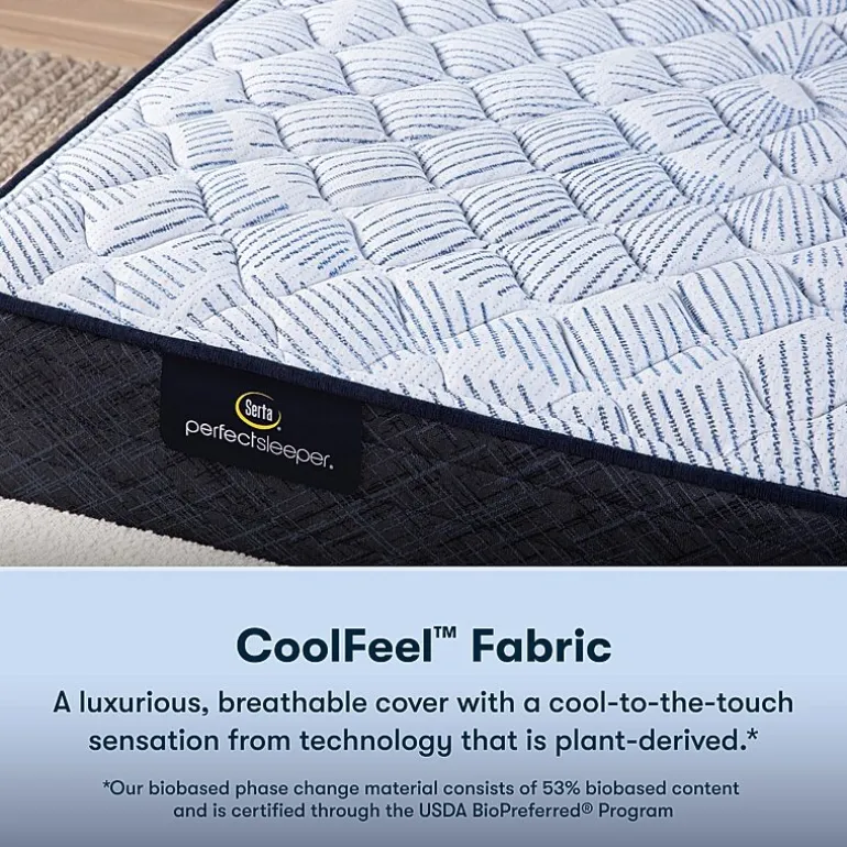 Serta Perfect Sleeper Blue Lagoon Nights 12" Firm Tight Top - Mattress + Box Spring