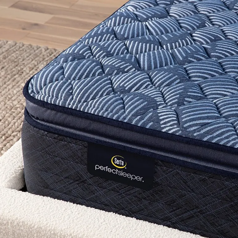 Serta Perfect Sleeper Cobalt Calm Plus 14.5" Firm Pillow Top - Mattress + Box Spring