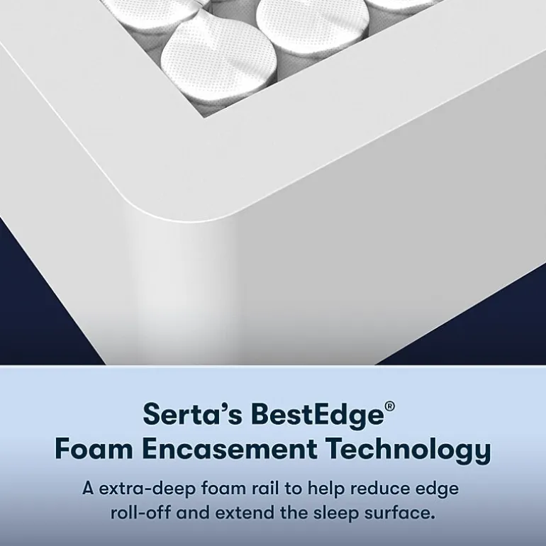 Serta Perfect Sleeper Cobalt Calm Plus 14.5" Medium Pillow Top - Mattress + Box Spring