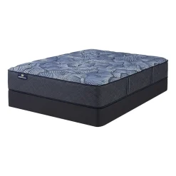 Serta Perfect Sleeper Cobalt Calm 13.25" Plush Tight Top - Mattress + Box Spring